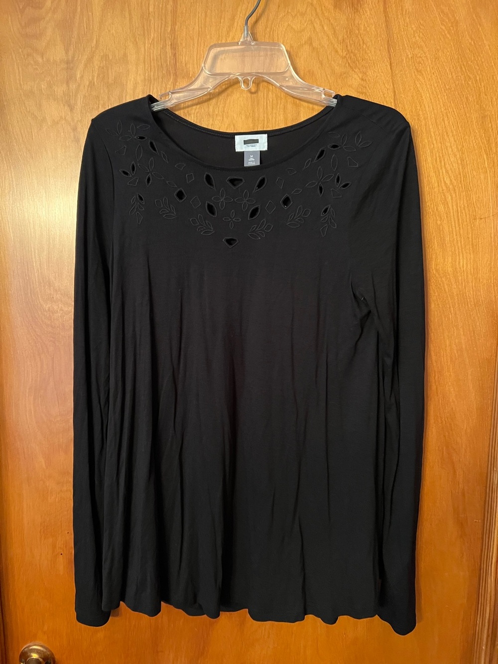 Old Navy size medium black long sleeve tunic top